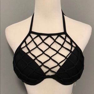 Black bikini top